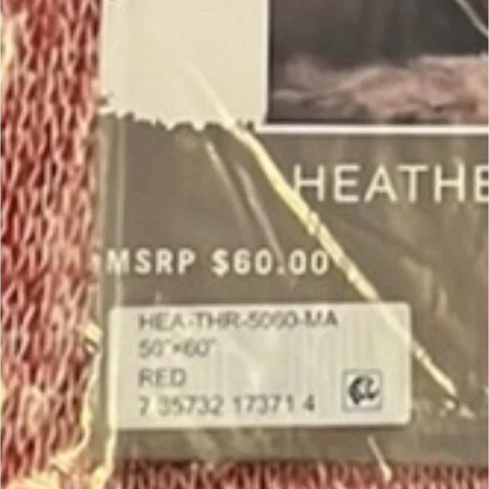 Fleece Heathered Knit Throw Sherpa Reverse Red Perfect 4 Anytime Of The Year